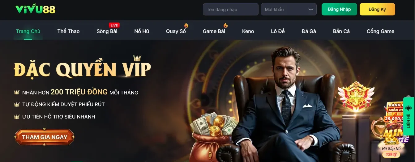 Vivu88 – Nền tảng giải trí trực tuyến với công nghệ tiên tiến